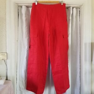 Worlds Apart | 100% Linen Cargo Pants